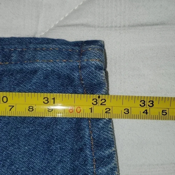 Vintage Levi’s Leather Tab Denim Jeans Mens 36x32 🇺🇸 - Picture 13 of 13